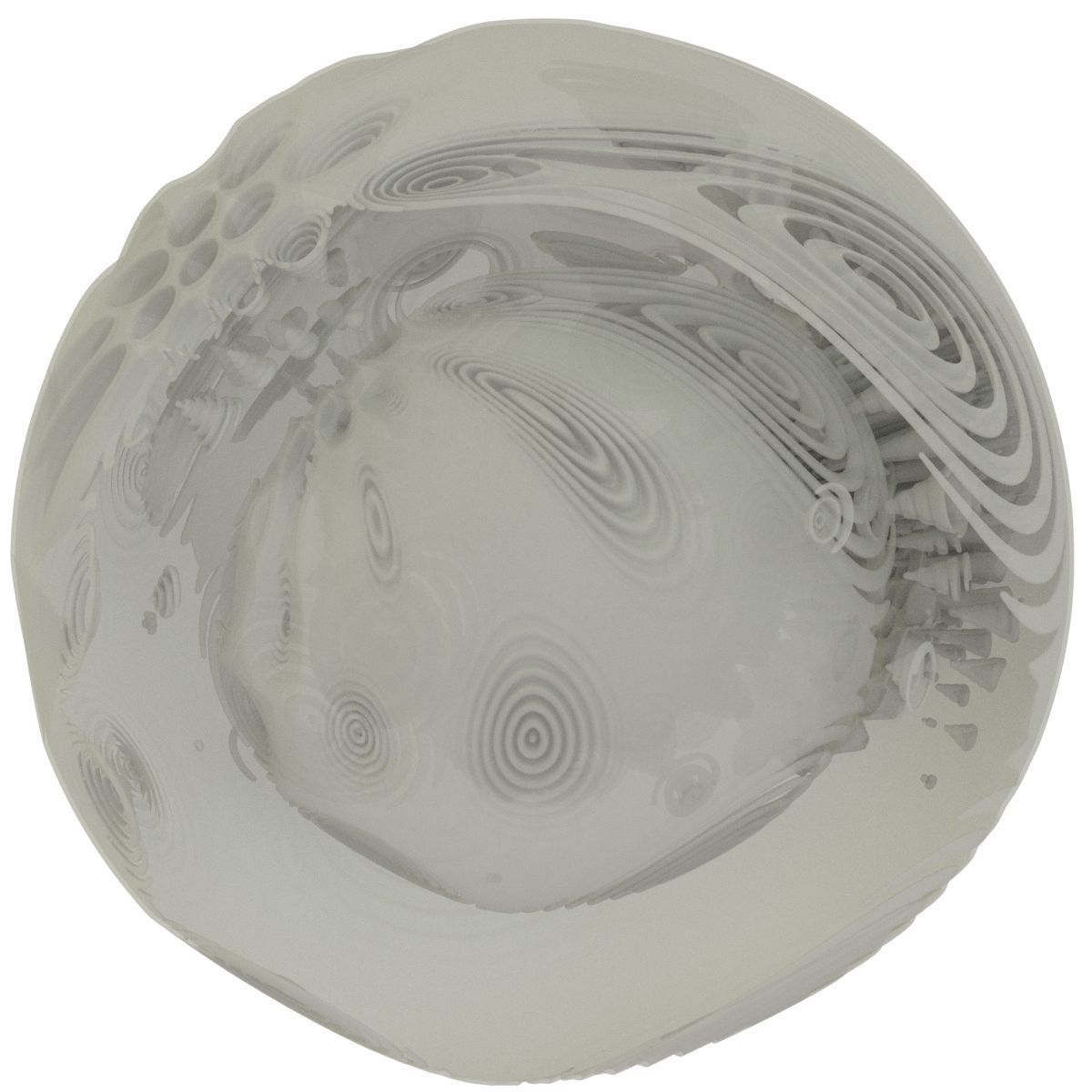 Asteroid glass sculpture with swirls 3D model_9