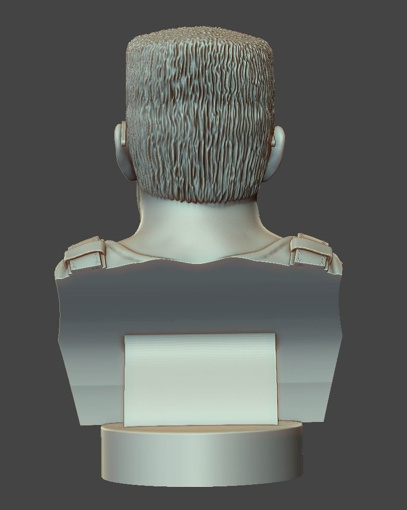 Duke Nukem Bust 3D print model_1