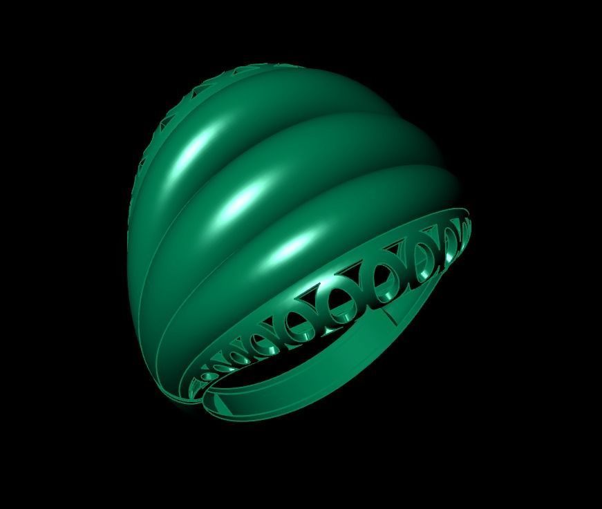  Woman Rings 3D 3D print model_2
