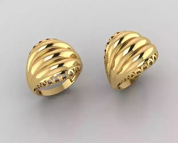  Woman Rings 3D 3D print model