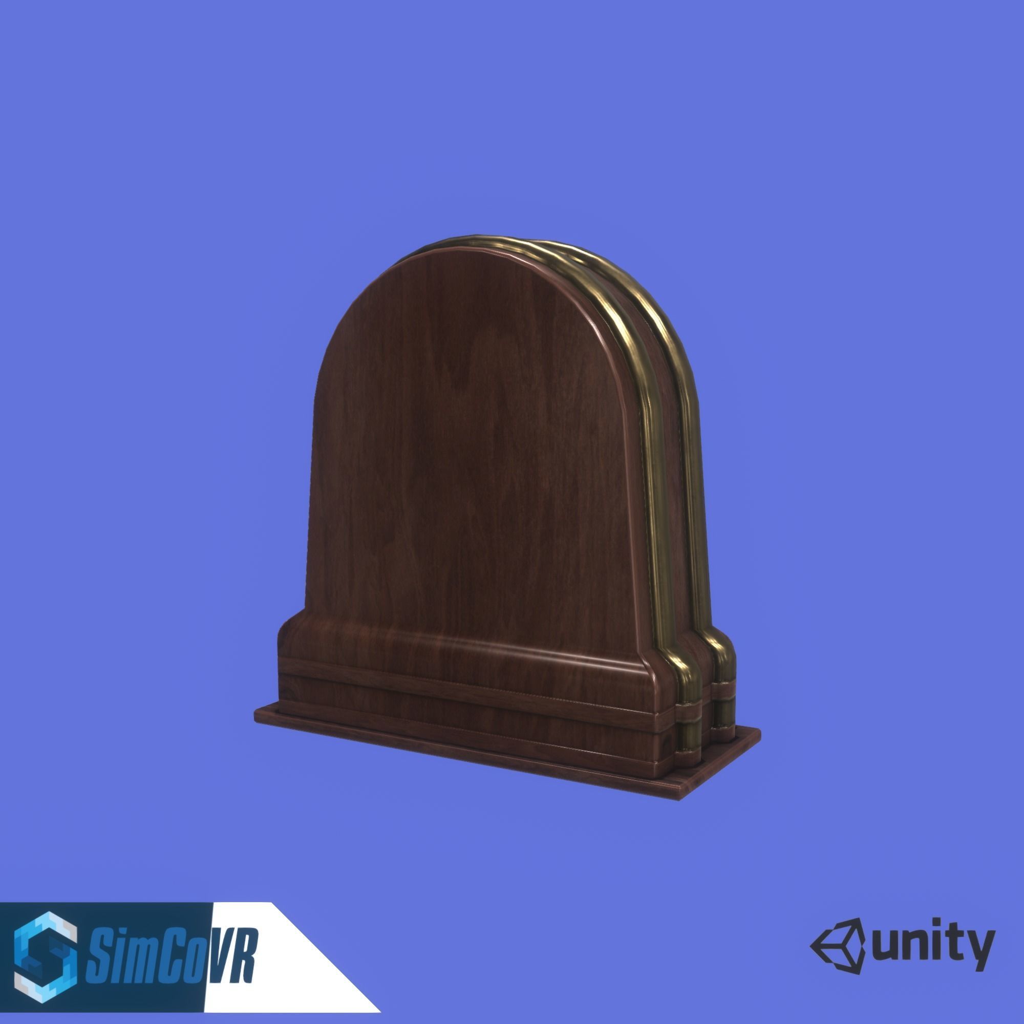Desk Clock VR Ready Free low-poly 3D model_2