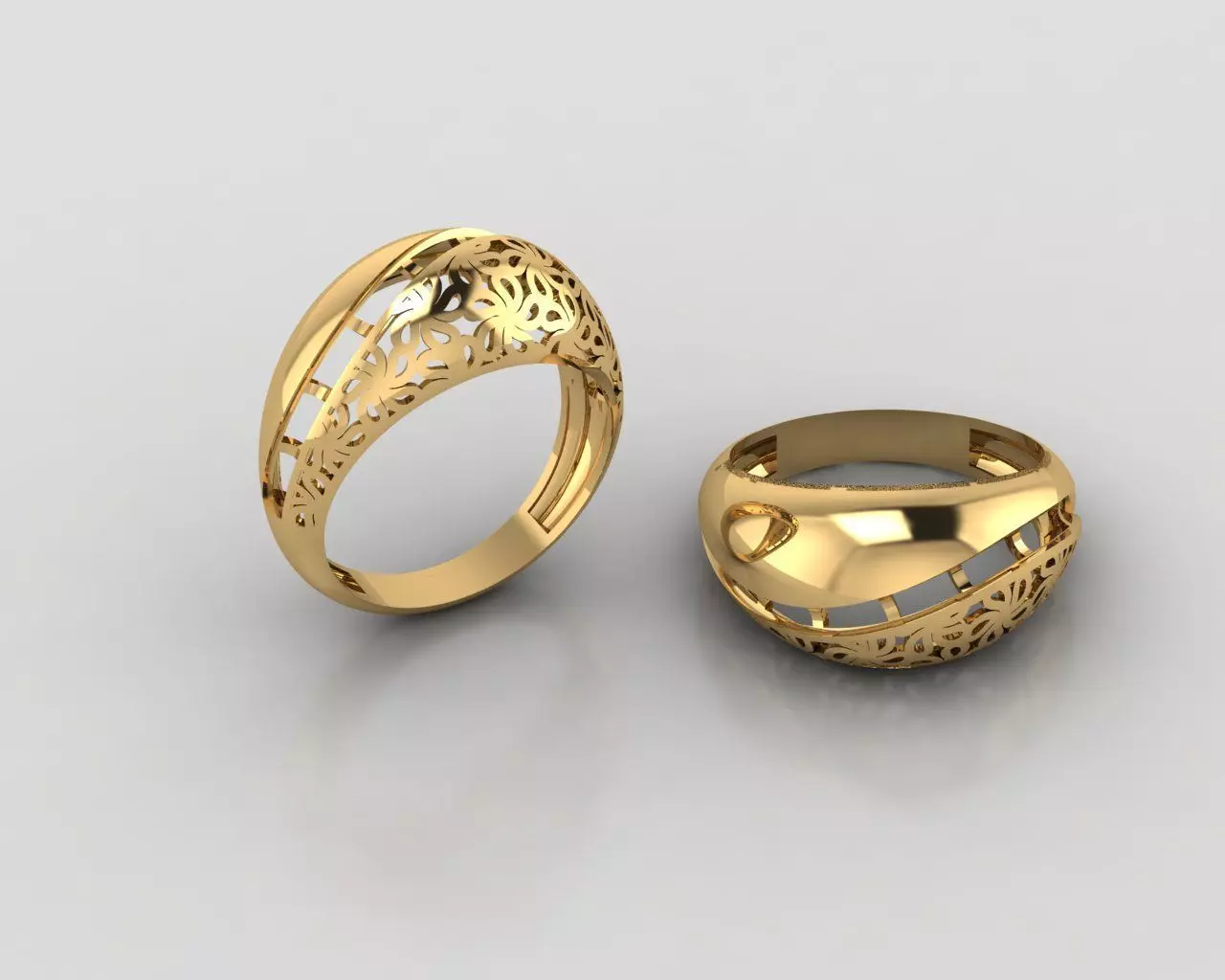 Woman Rings 3D 3D print model_0