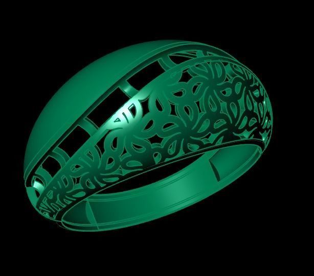 Woman Rings 3D 3D print model_2