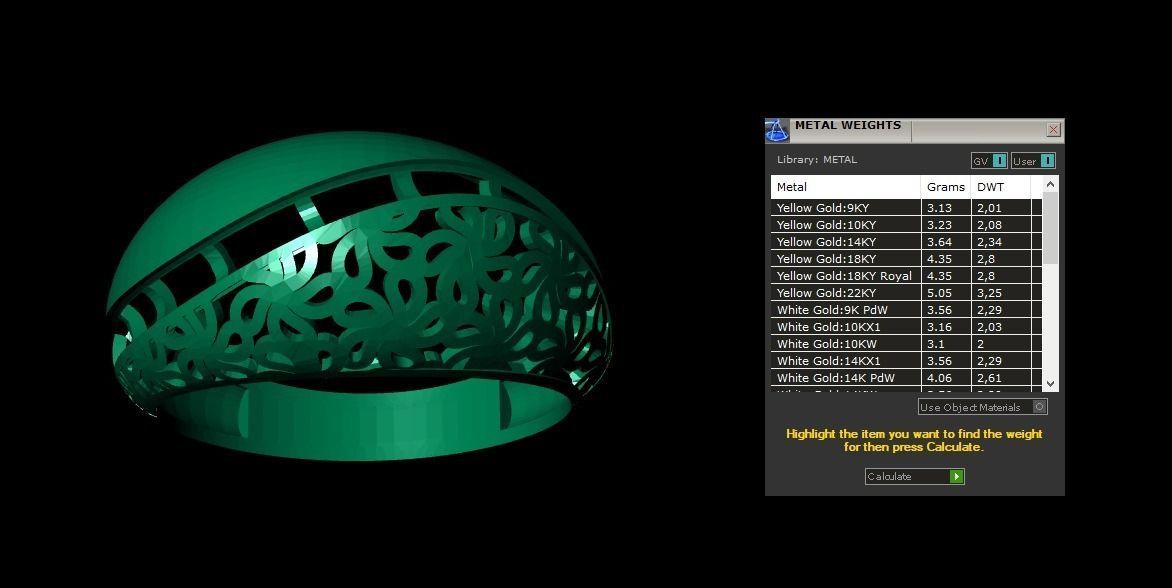 Woman Rings 3D 3D print model_3