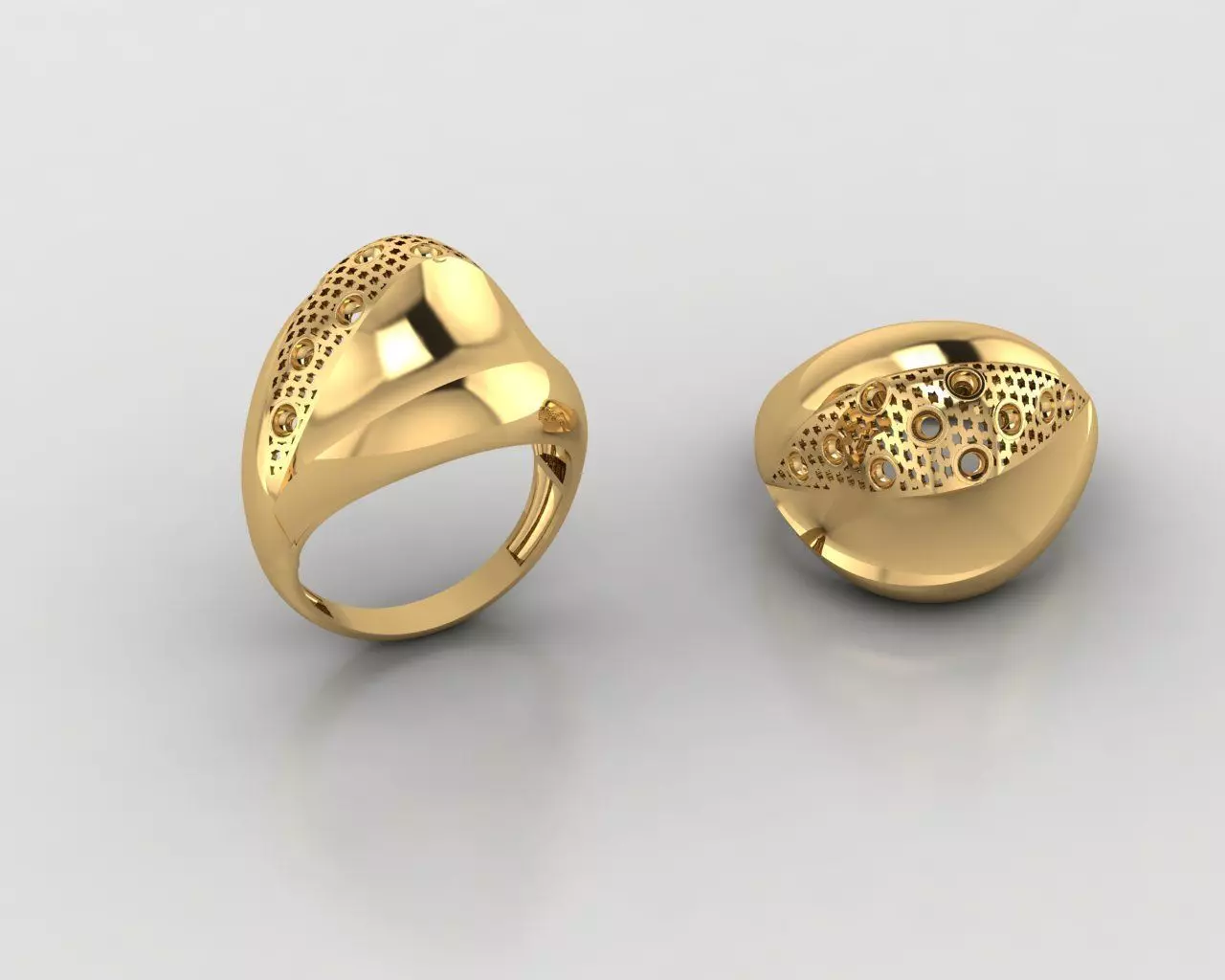 Woman Rings 3D 3D print model_0