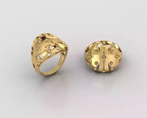 Woman Rings 3D