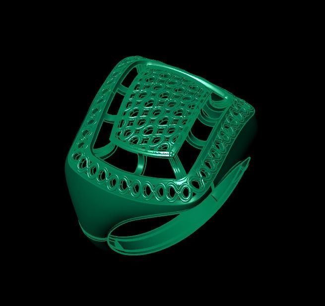 Woman Rings 3D 3D print model_2