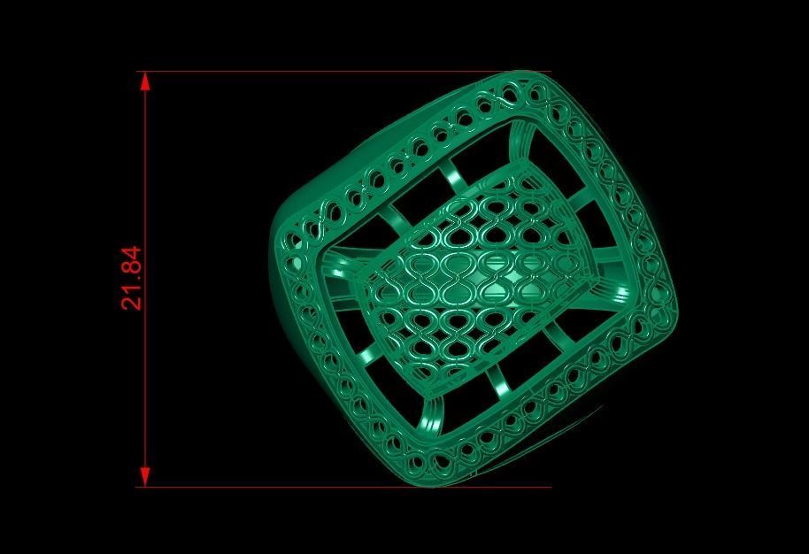 Woman Rings 3D 3D print model_1