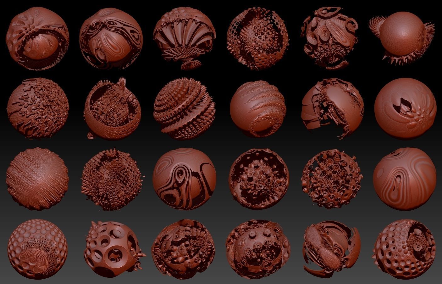 Have you got the balls - 24 Orbs 3D Model Collection_2