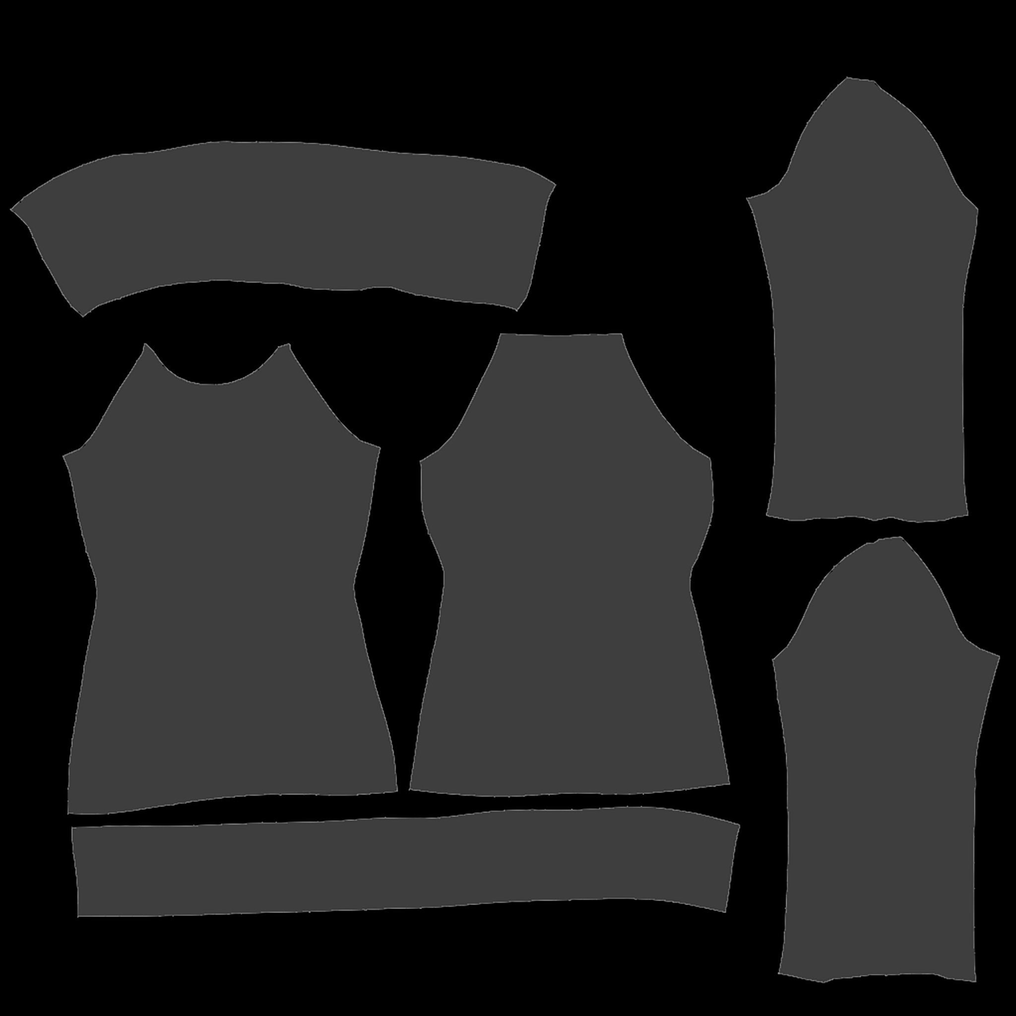 Roll Neck Sweater Dress Low-poly 3D model_14