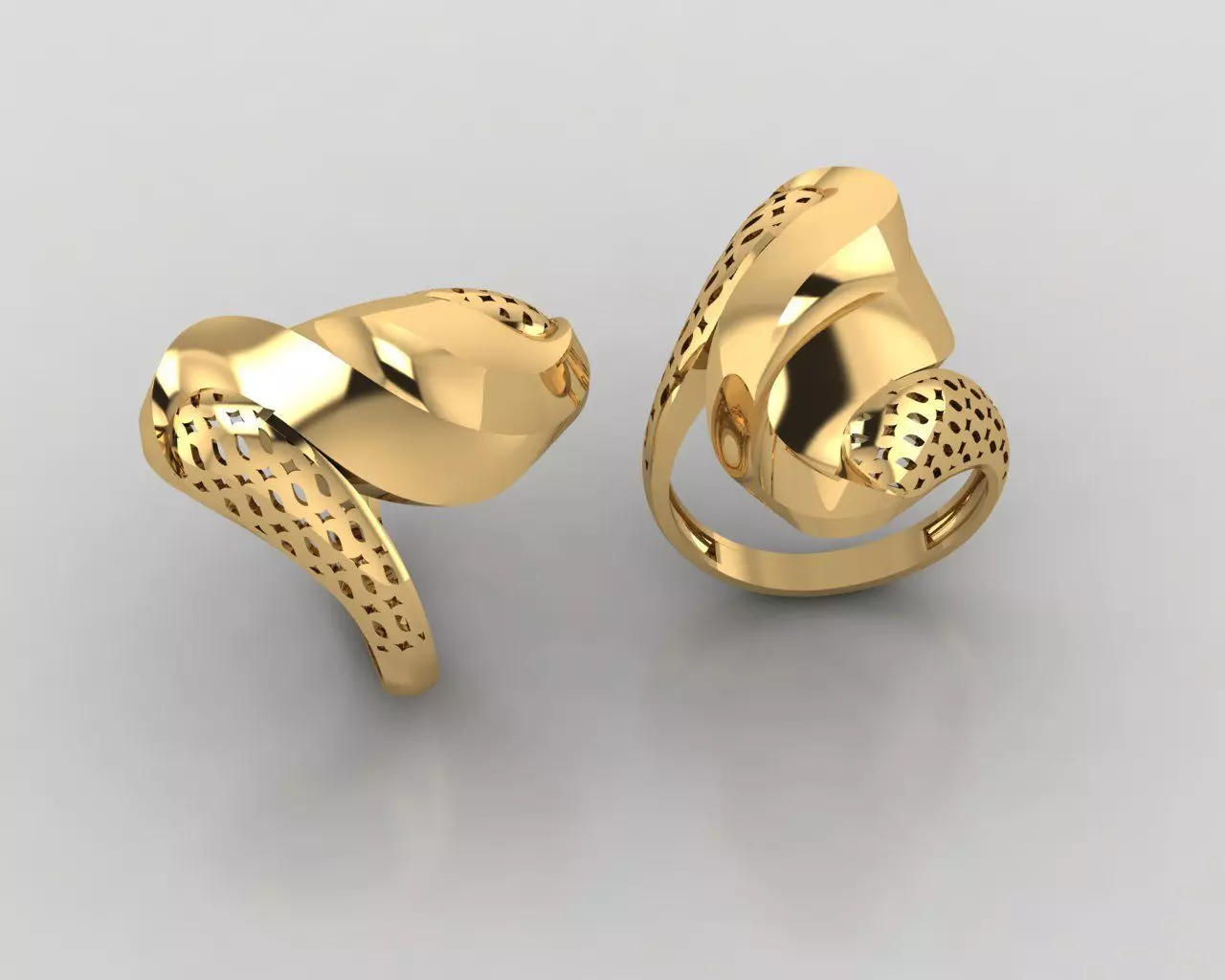 Woman Rings 3D 3D print model_0