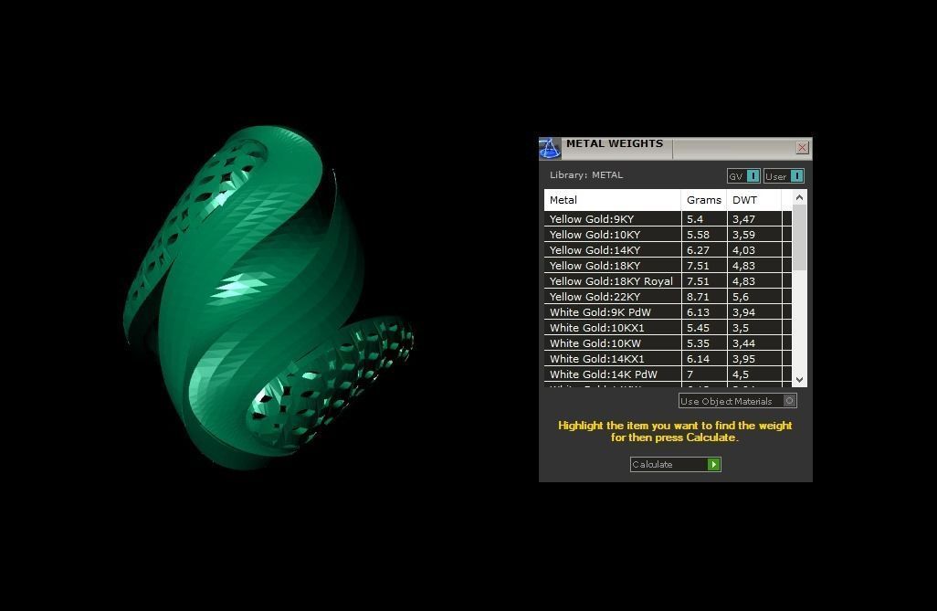 Woman Rings 3D 3D print model_3