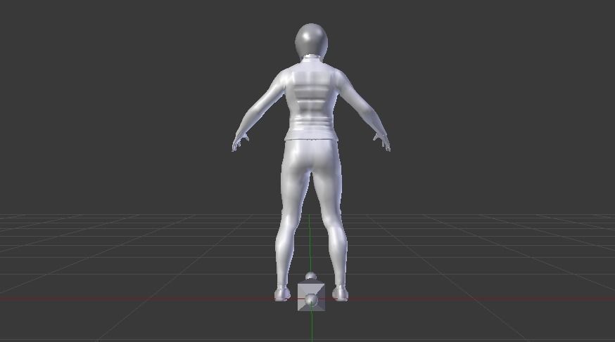 Woman Motorcyclist Low-poly 3D model_14