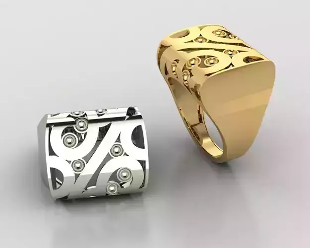 Woman Rings 3D