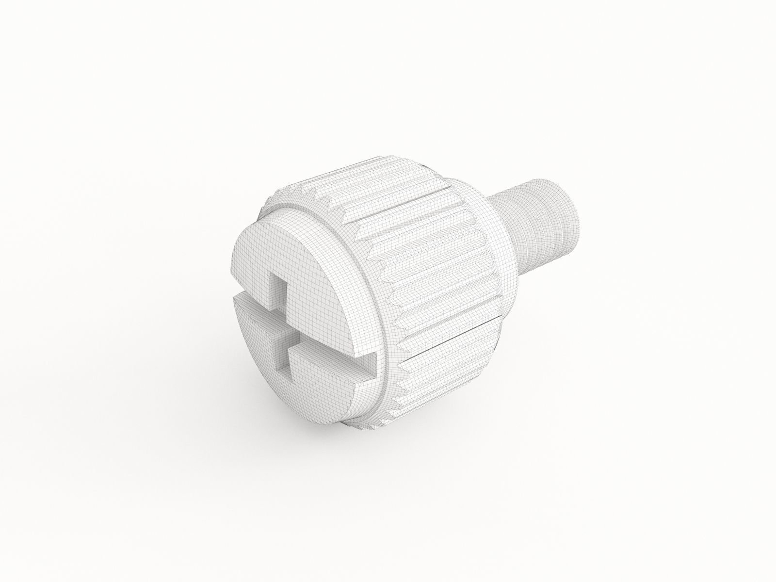 Screw 95 3D model_1