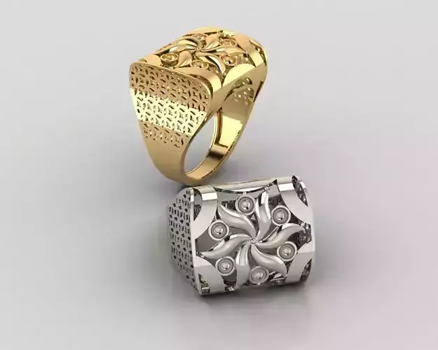 Woman Rings 3D