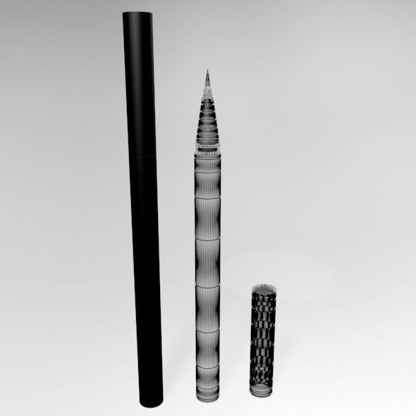 Eye Liner 01 3D model_5