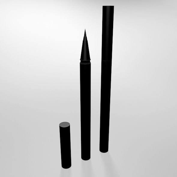 Eye Liner 01 3D model_2