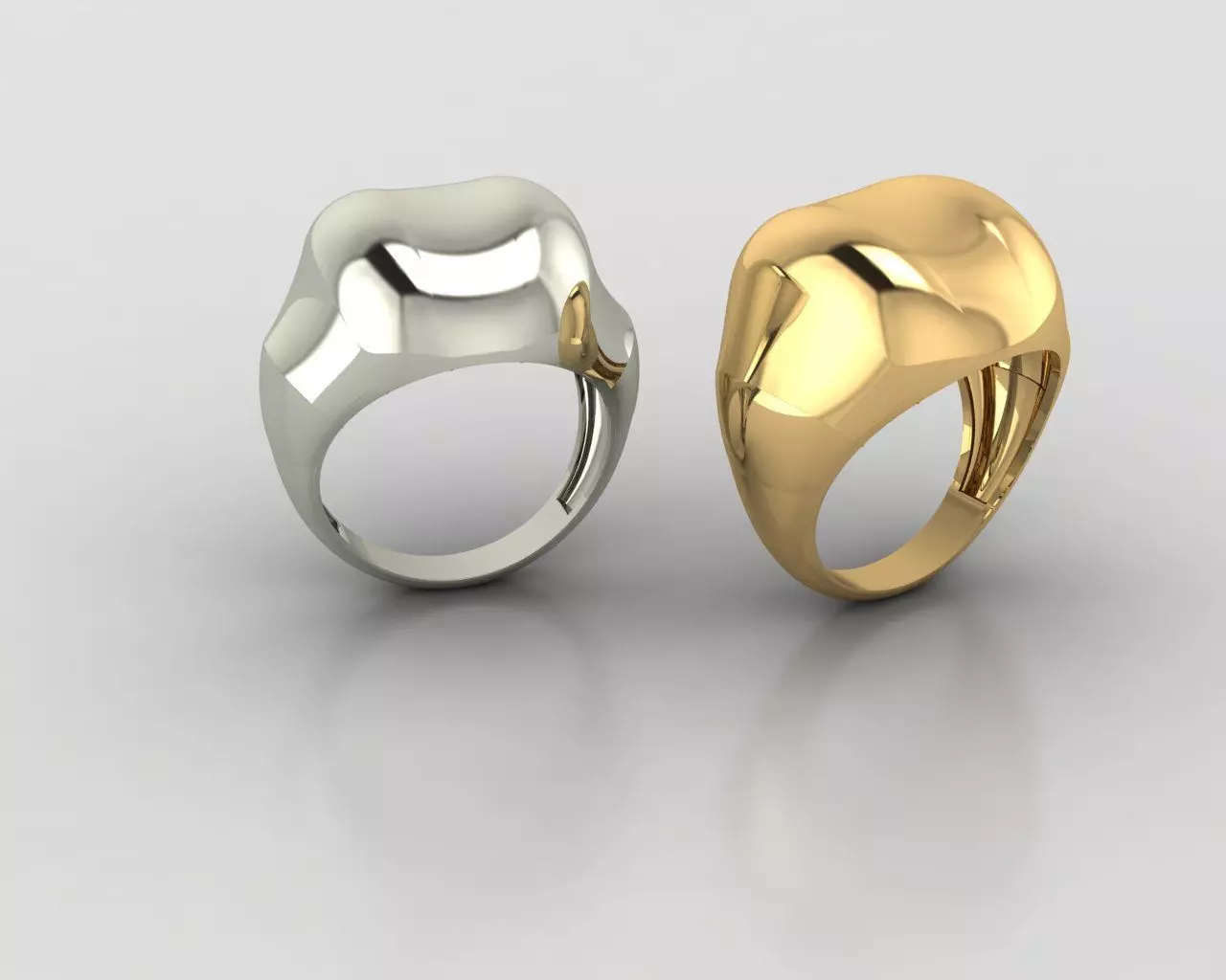 Woman Rings 3D 3D print model_0