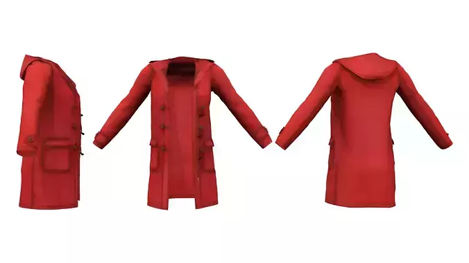 Ladies Duffle Coat
