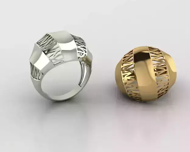 Woman Rings 3D