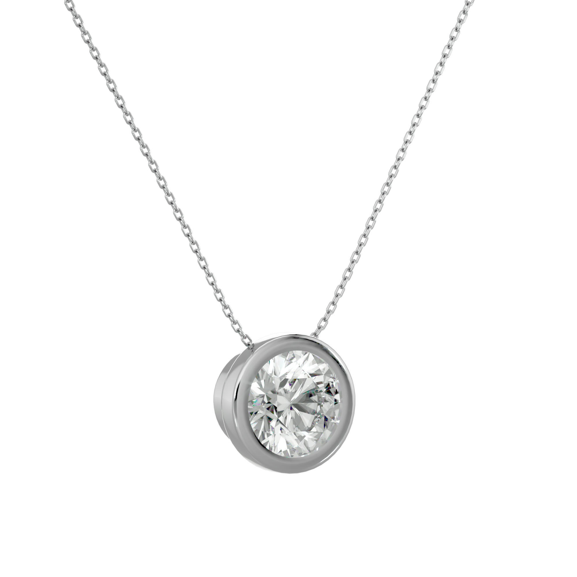 Solitaire Pendant With 360 Animation 3dm stl renders 3D print model_4