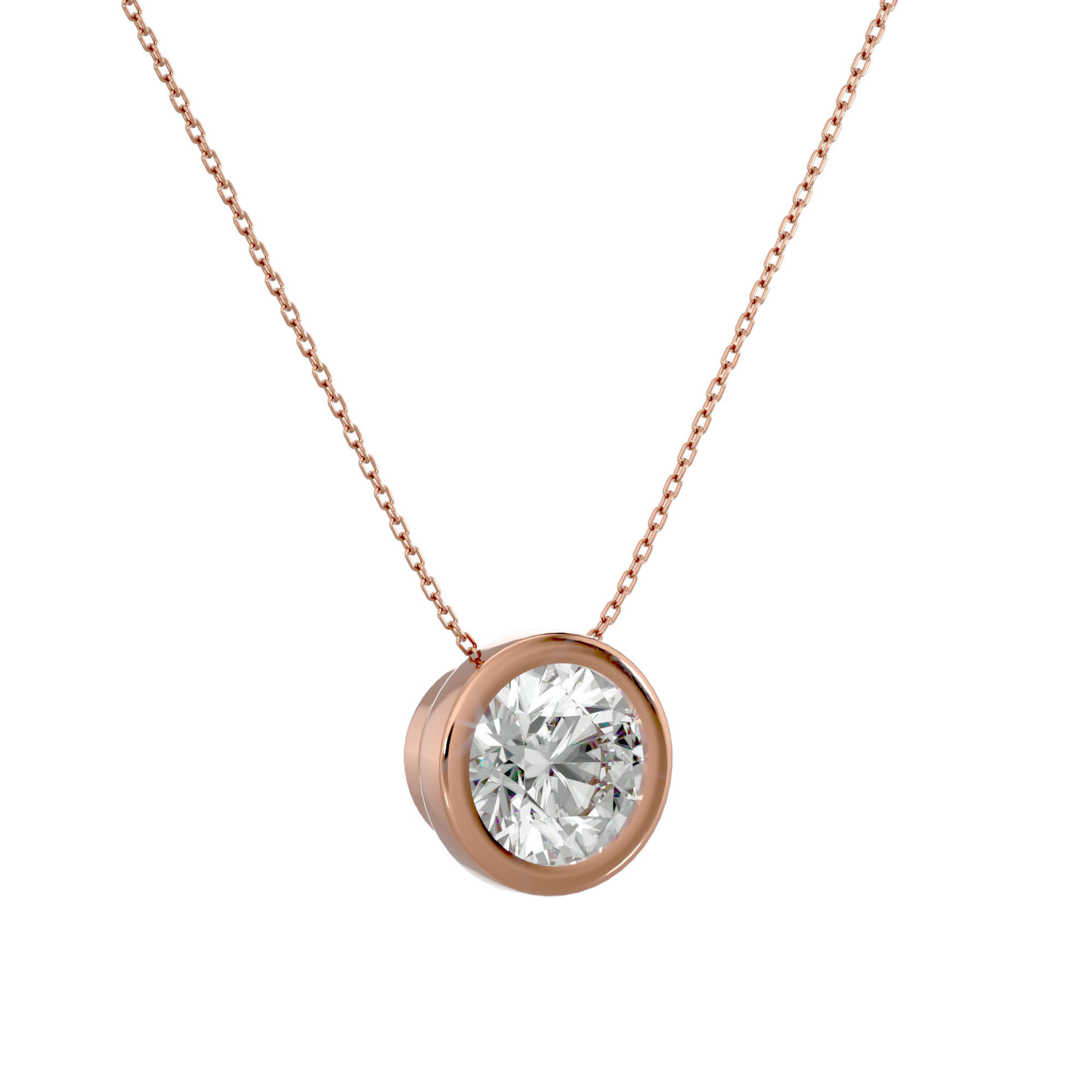 Solitaire Pendant With 360 Animation 3dm stl renders 3D print model_7