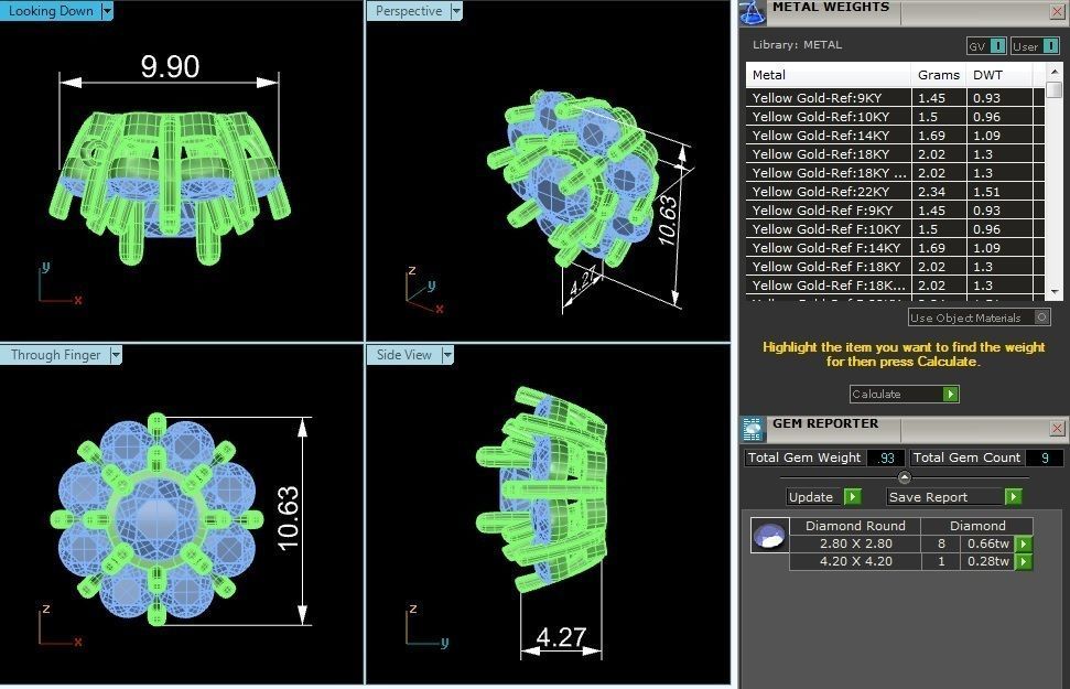 Solitaire Pendant With 360 Animation 3dm stl renders 3D print model_3