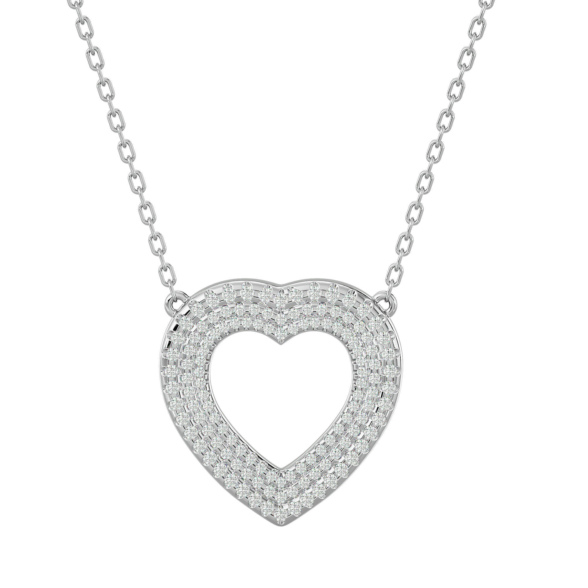 Heart Pendant With 360 Animation 3dm stl renders 3D print model_2