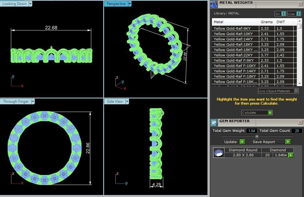 Solitaire Pendant With 360 Animation 3dm stl renders 3D print model_4