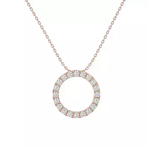 Solitaire Pendant With 360 Animation 3dm stl renders 3D print model