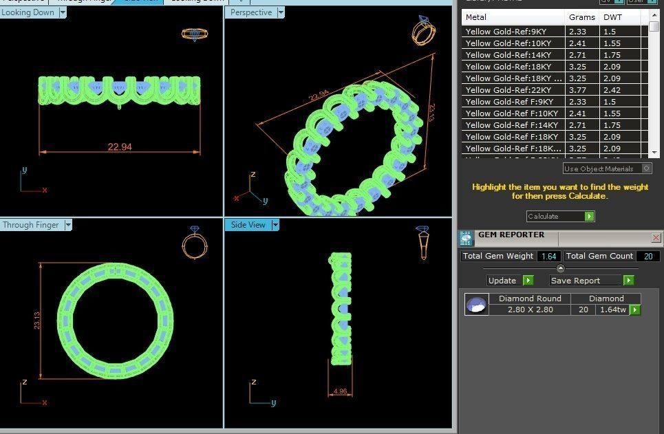 Solitaire Pendant With 360 Animation 3dm stl renders 3D print model_13