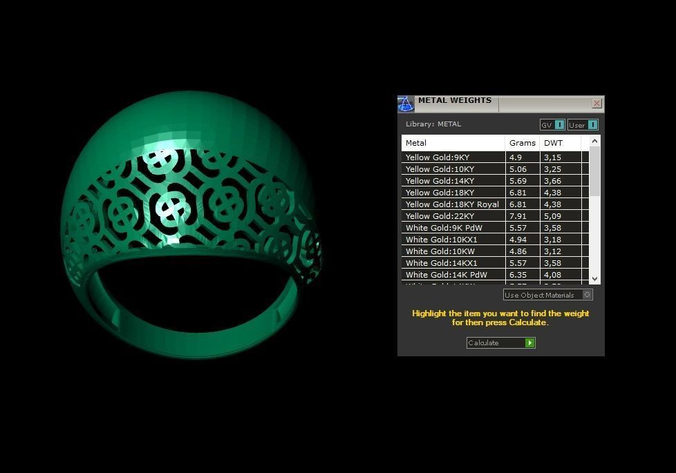 Woman Rings 3D 3D print model_3