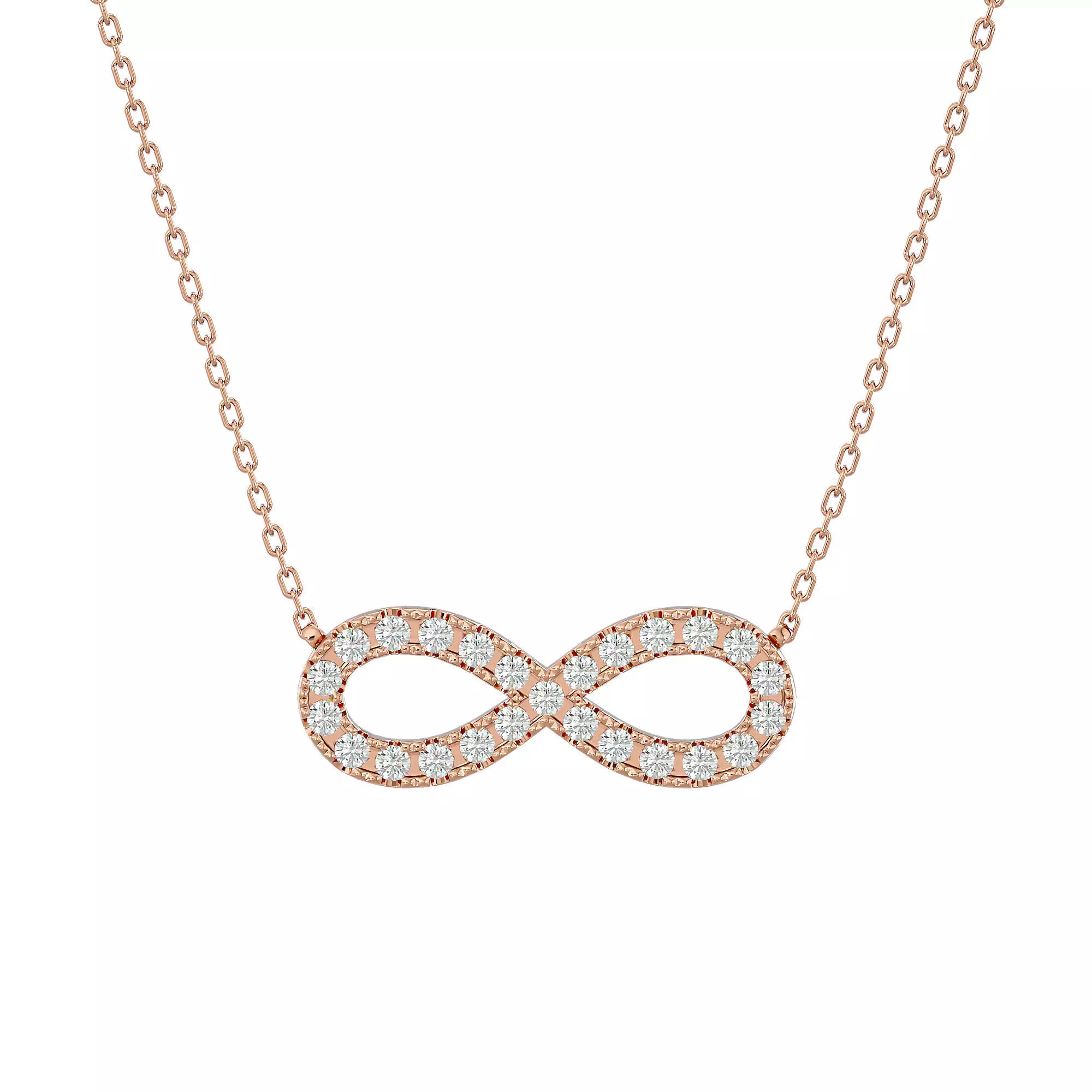 Infinity Pendant With 360 Animation 3dm stl renders 3D print model_0