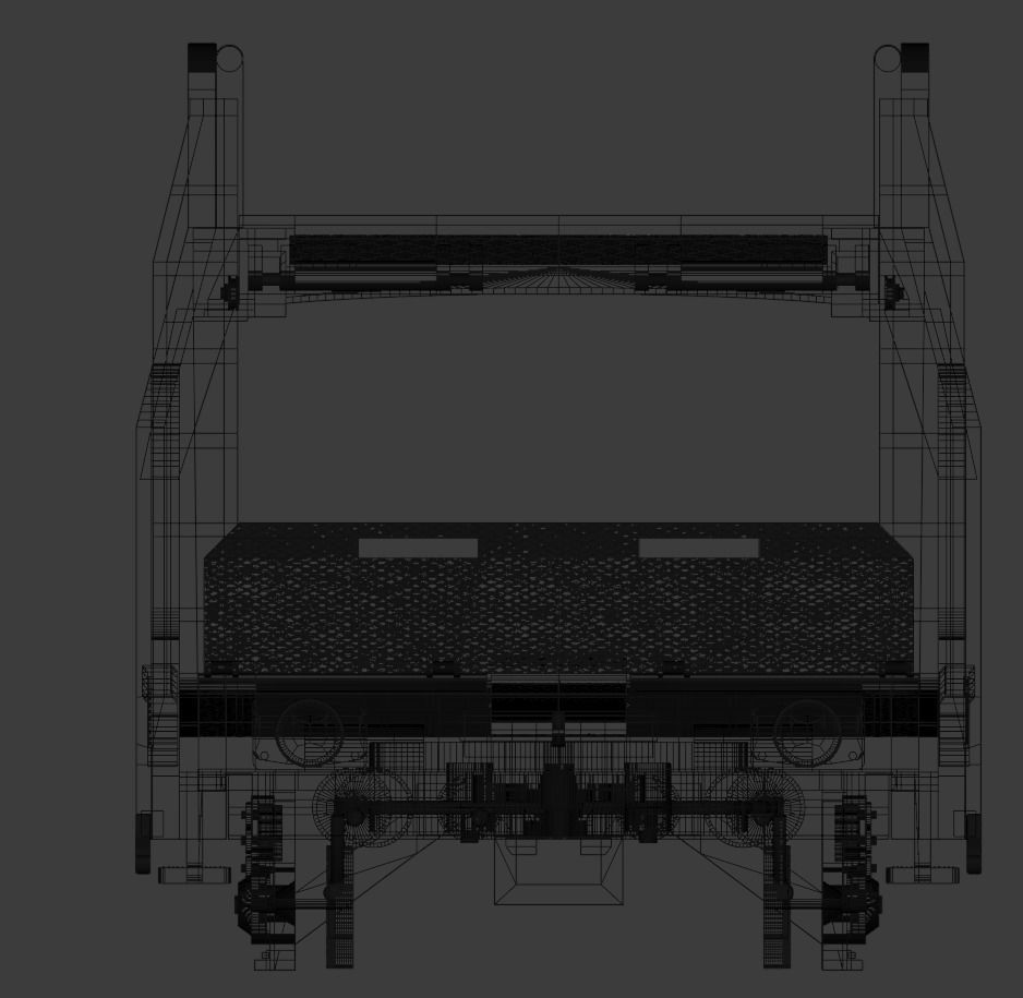 H0 1-87 scale Laeks TA 370 car carrying wagon 3D print model_6