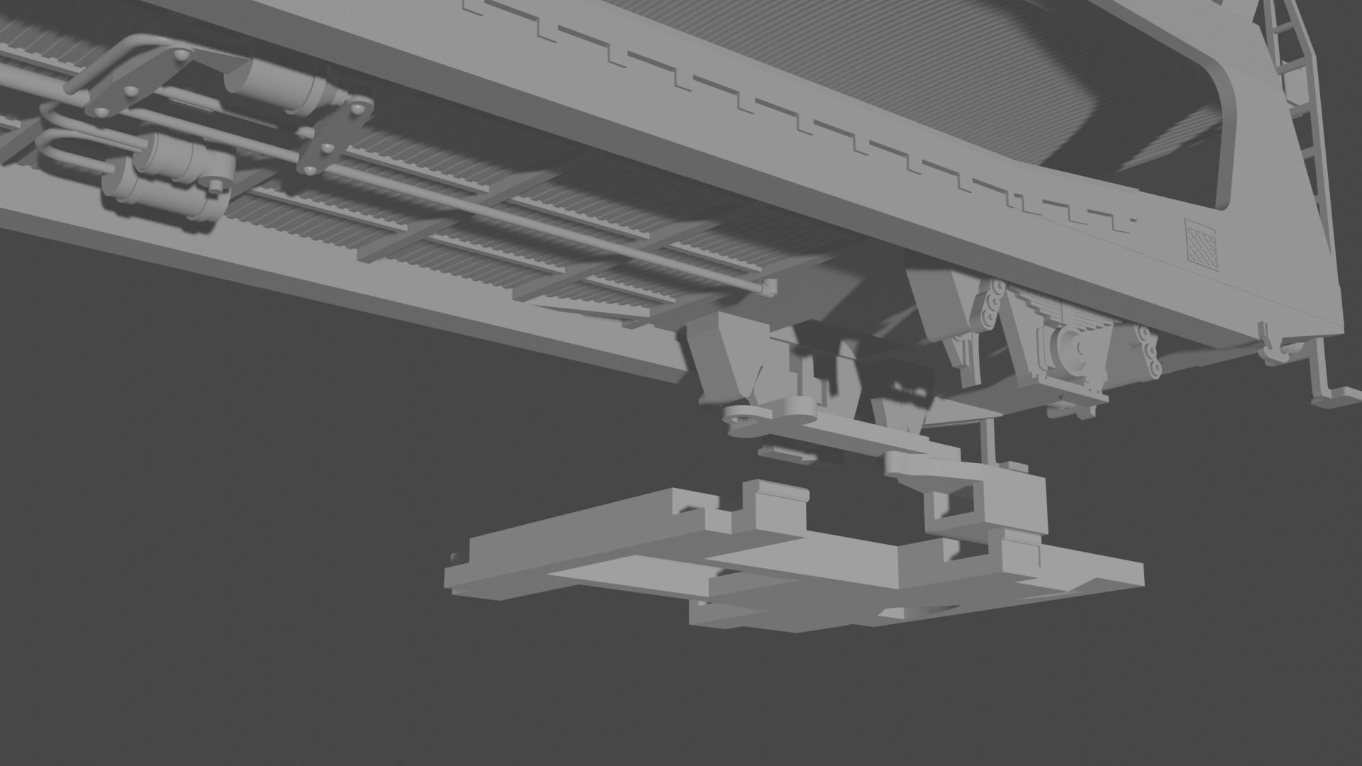 H0 1-87 scale Laeks TA 370 car carrying wagon 3D print model_15