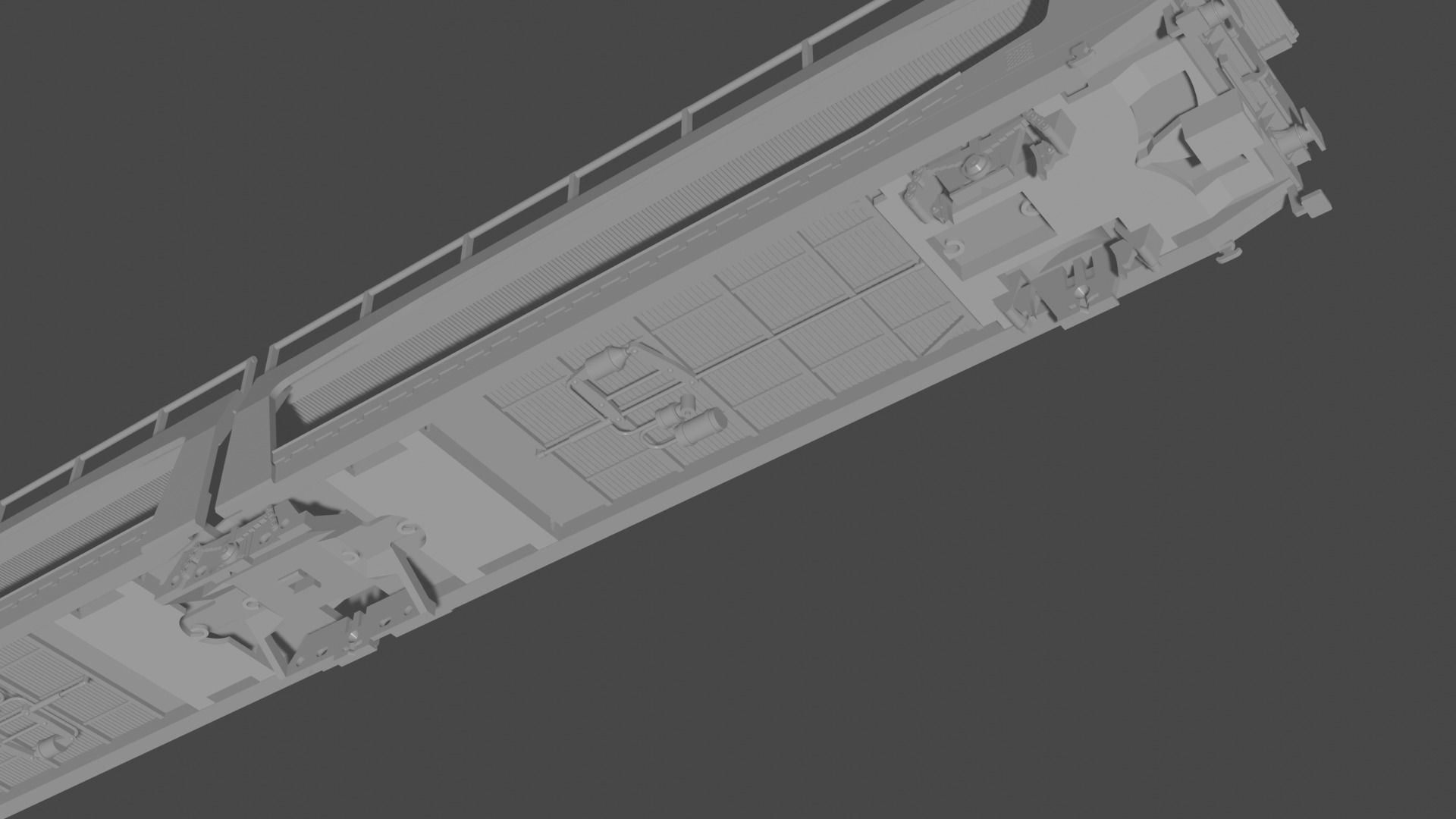 H0 1-87 scale Laeks TA 370 car carrying wagon 3D print model_9