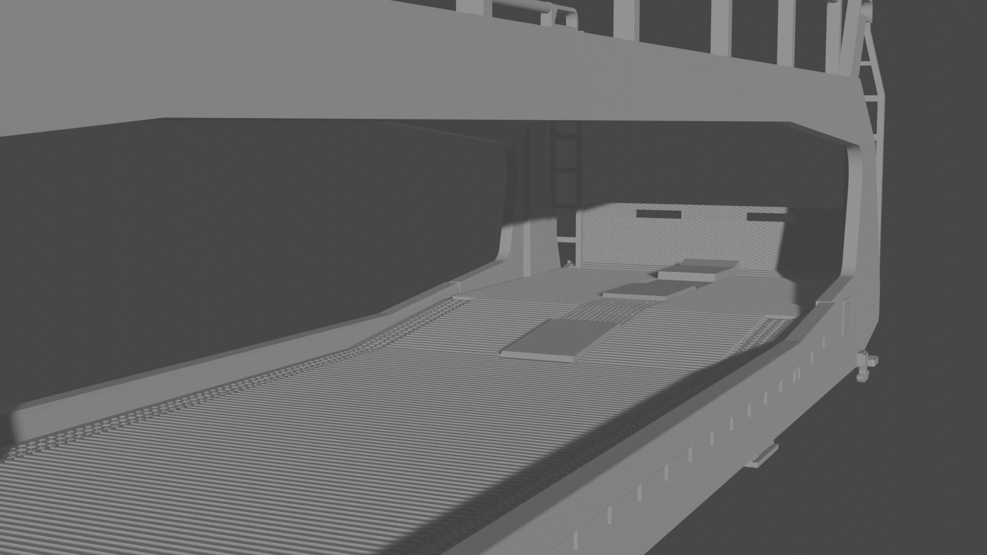 H0 1-87 scale Laeks TA 370 car carrying wagon 3D print model_12