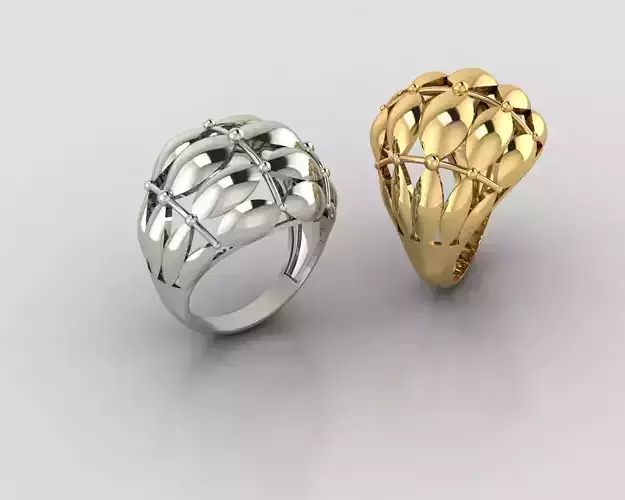 Woman Rings 3D 3D print model