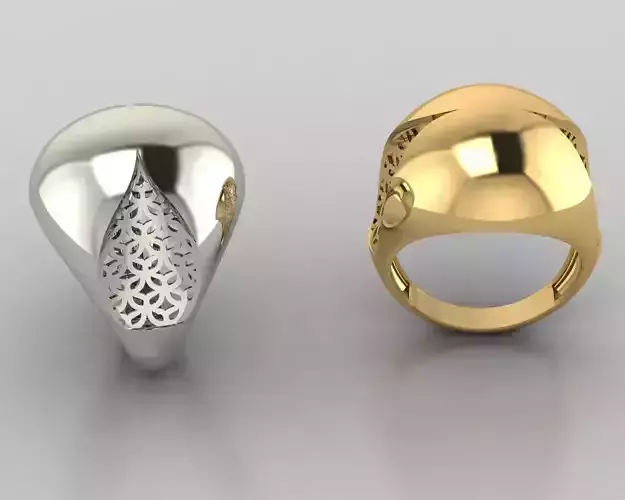 Woman Rings 3D