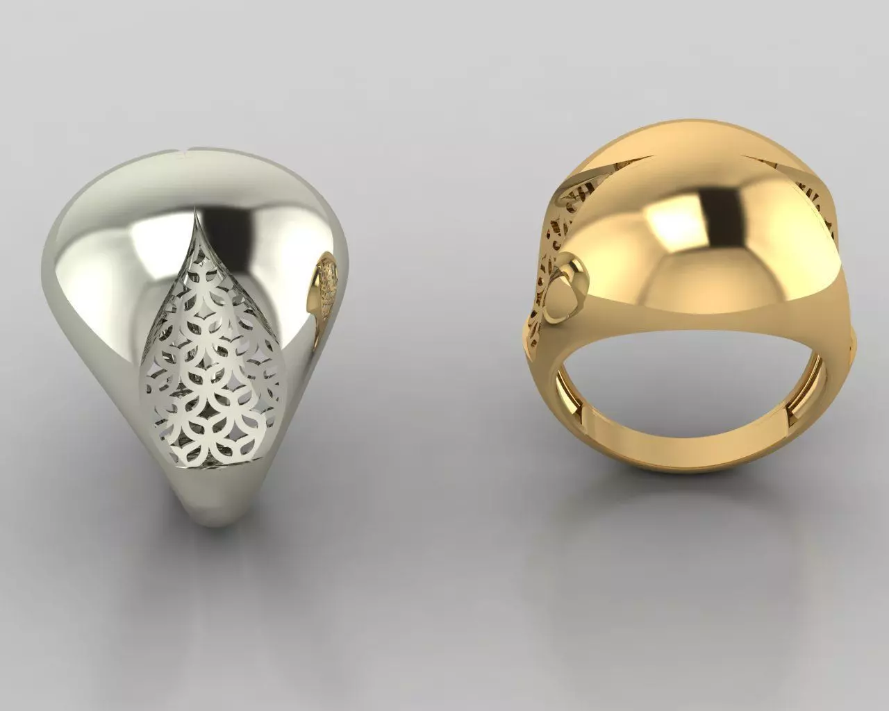  Woman Rings 3D 3D print model_0