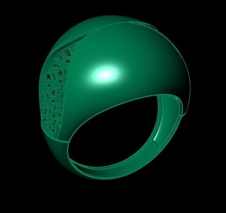  Woman Rings 3D 3D print model_2