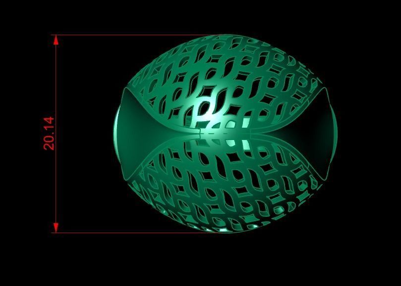 Woman Rings 3D 3D print model_1