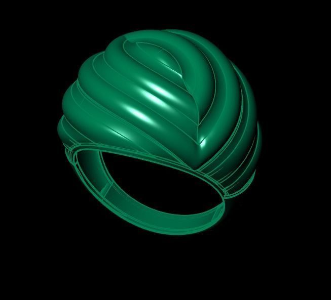Woman Rings 3D 3D print model_2