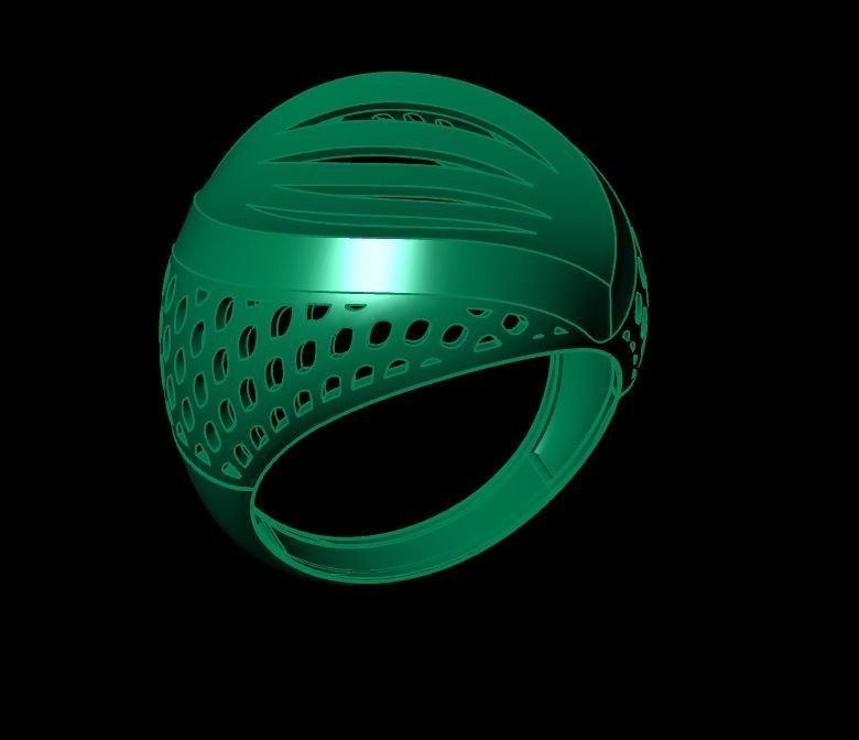 Woman Rings 3D 3D print model_2