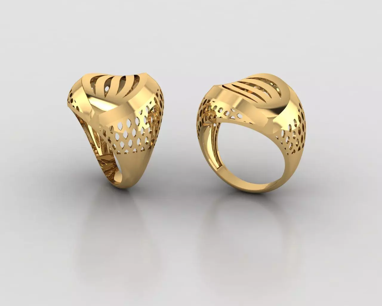 Woman Rings 3D 3D print model_0