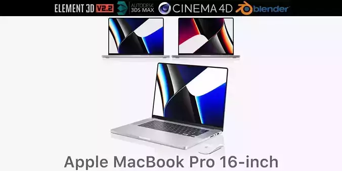 Apple MacBook Pro 16-inch 2021 3D model