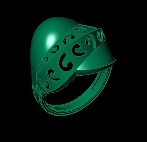 Woman Rings 3D 3D print model_2