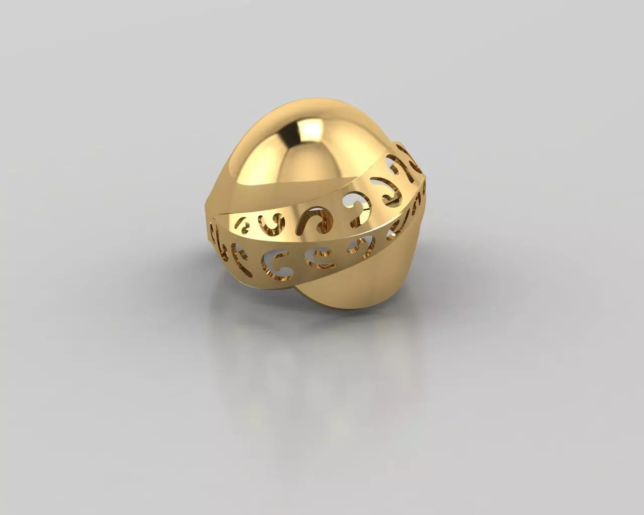 Woman Rings 3D 3D print model_0