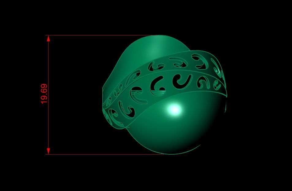 Woman Rings 3D 3D print model_1